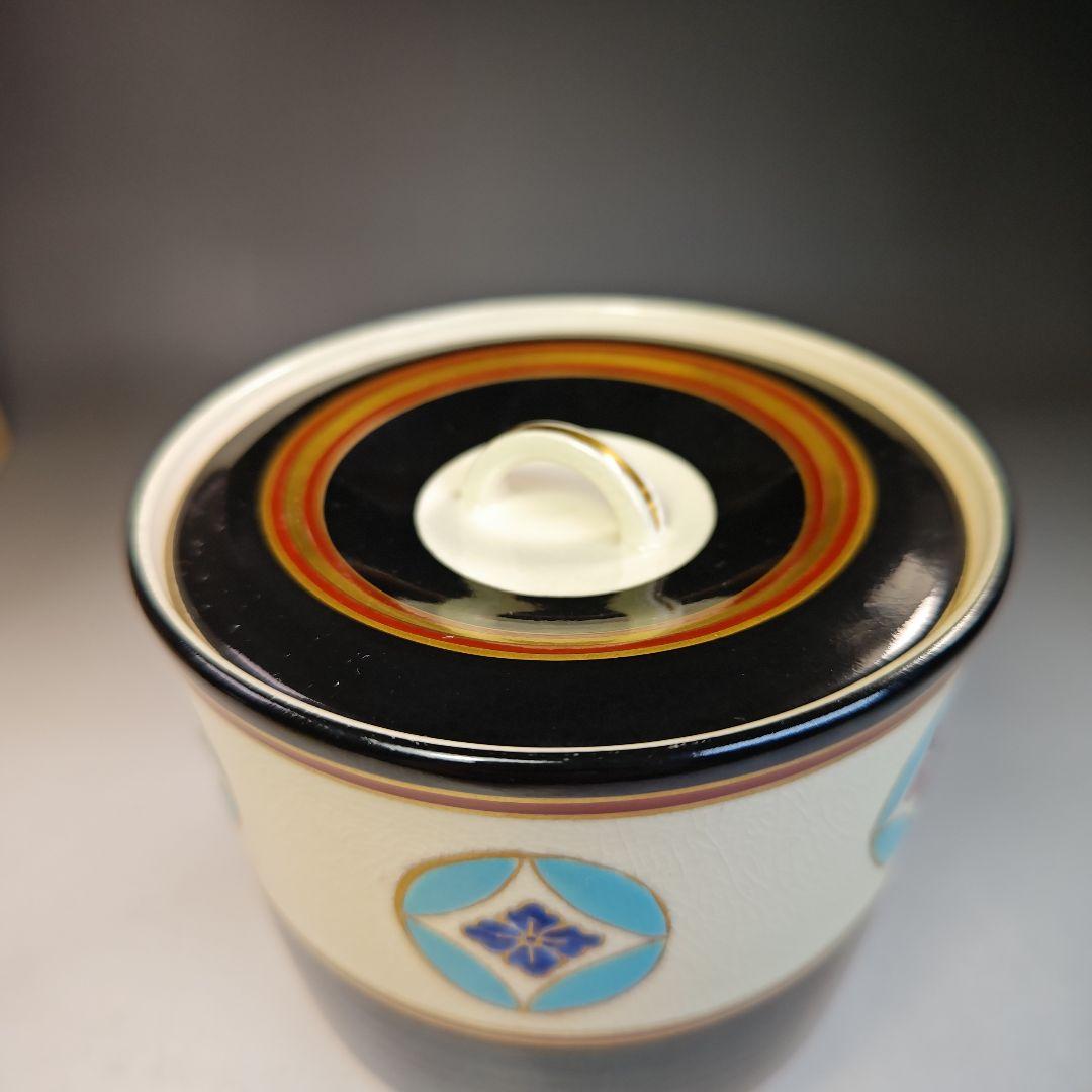 イ415 水指『御室窯伊坂清香作』『和蘭陀水指共箱』茶道具