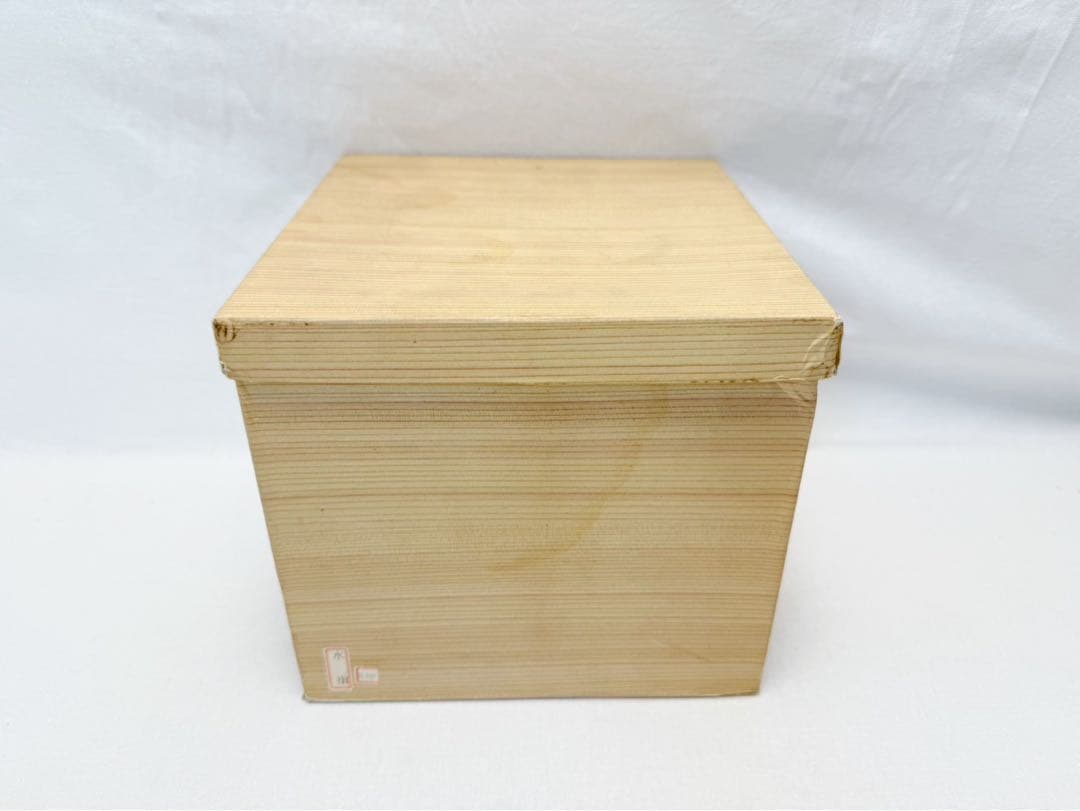 未使用 茶道具 杉木地 曲水指 綴目 煎茶道具 水差し 紙箱