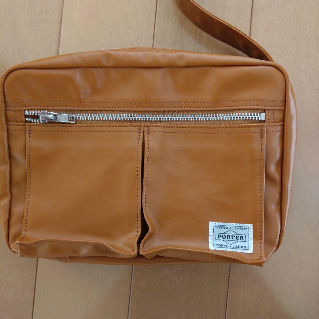 PORTER ポーター　吉田カバン　フリースタイル　 ショルダーバッグ　キャメル