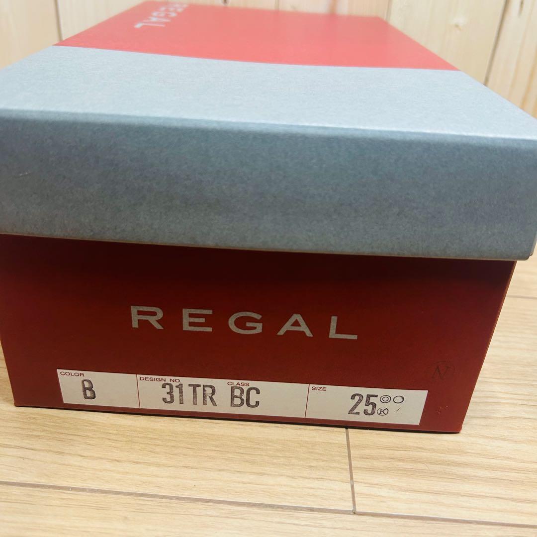 【新品】REGAL リーガル 31TR 内羽根 ストレートチップ 黒 25cm