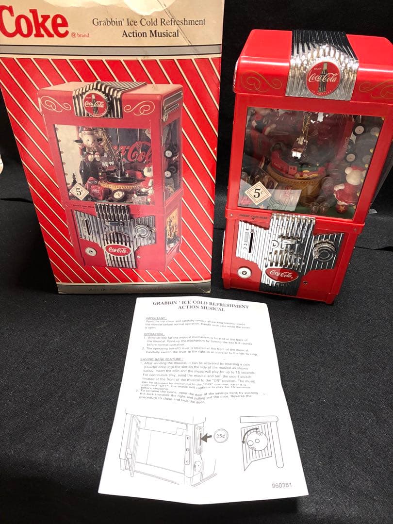 コカコーラ　バンク　クレーンゲーム　オルゴール