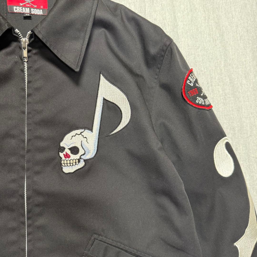 CREAM SODA 35周年 スイングトップ ジャケット M 刺繍 スカル - メルカリ