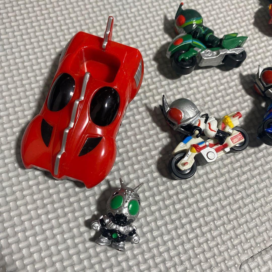 当時もの ポケットヒーロー 仮面ライダーSD ライダーキャリア バイクセット
