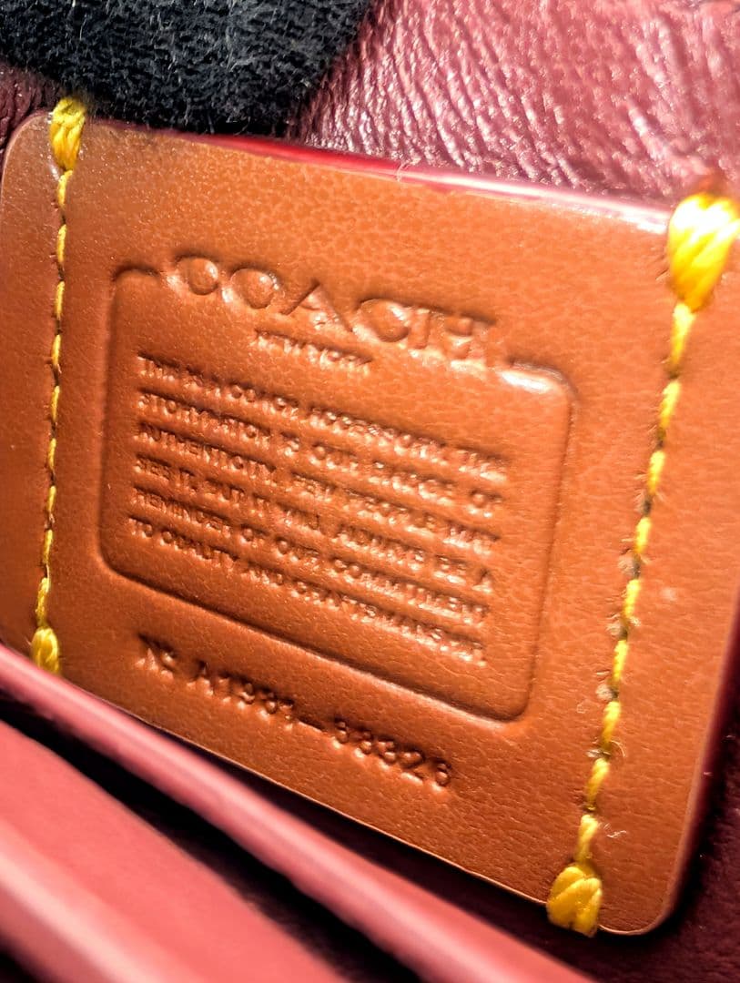 コーチ 68326 がま口 ケース キスロック ピンク COACH