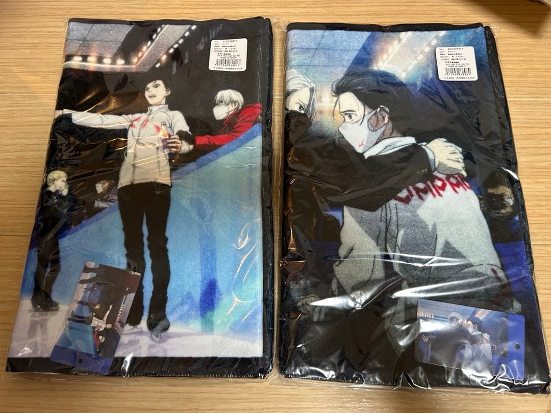 ユーリ!!! on ICE MIZUNO コラボ タオル クリアファイル　セット