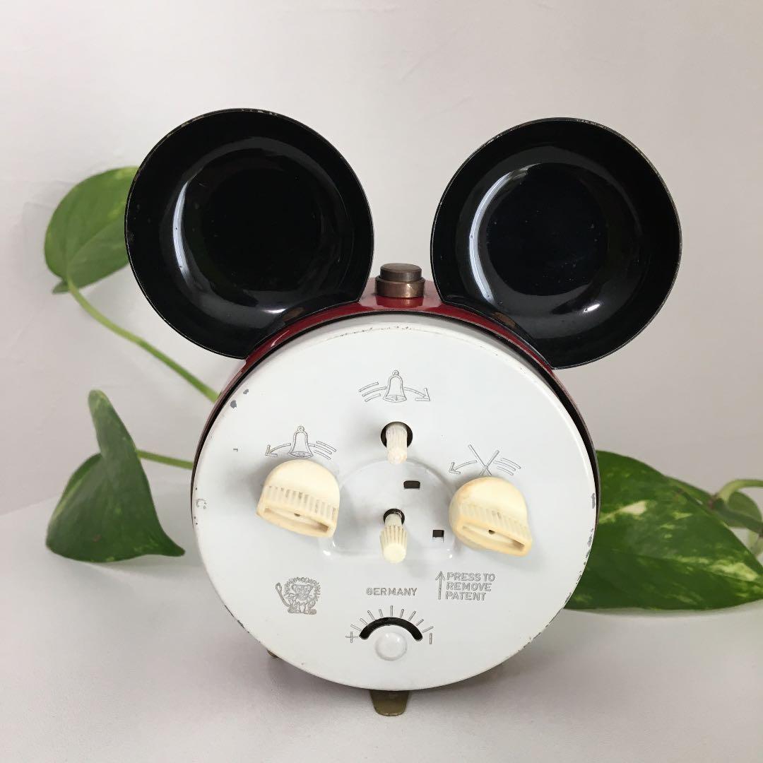 希少 レトロ BRADLEY ミッキー 目覚まし時計 BRADLEY 1940年代