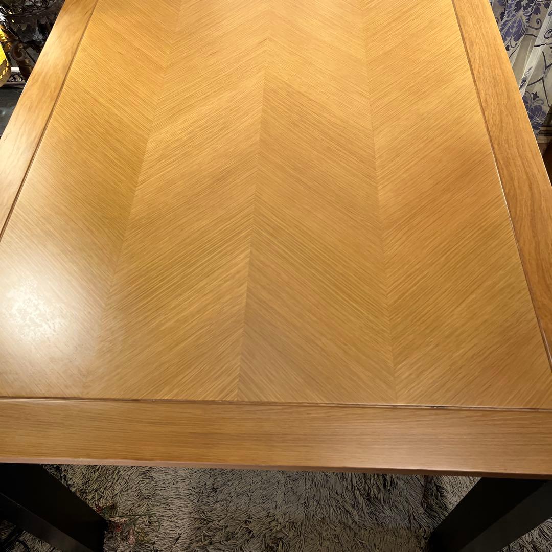 リュウ Sale ヴィンテージ ヘリンボーンデザインダイニングテーブル北欧