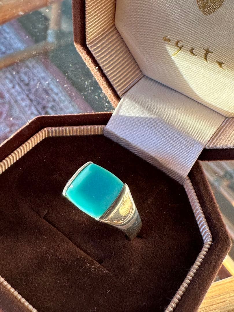 agete silver spoon ターコイズリング