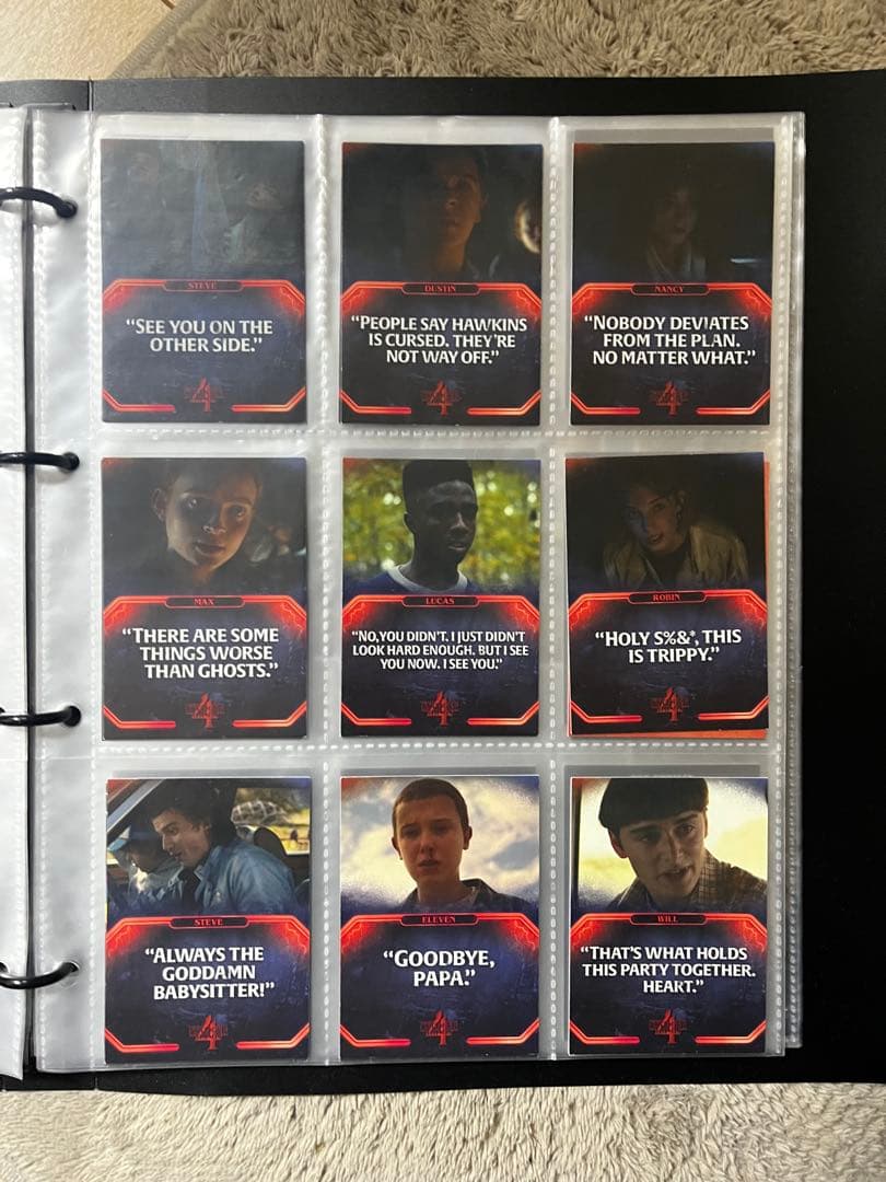 ストレンジャー・シングス トレーディングカードセット