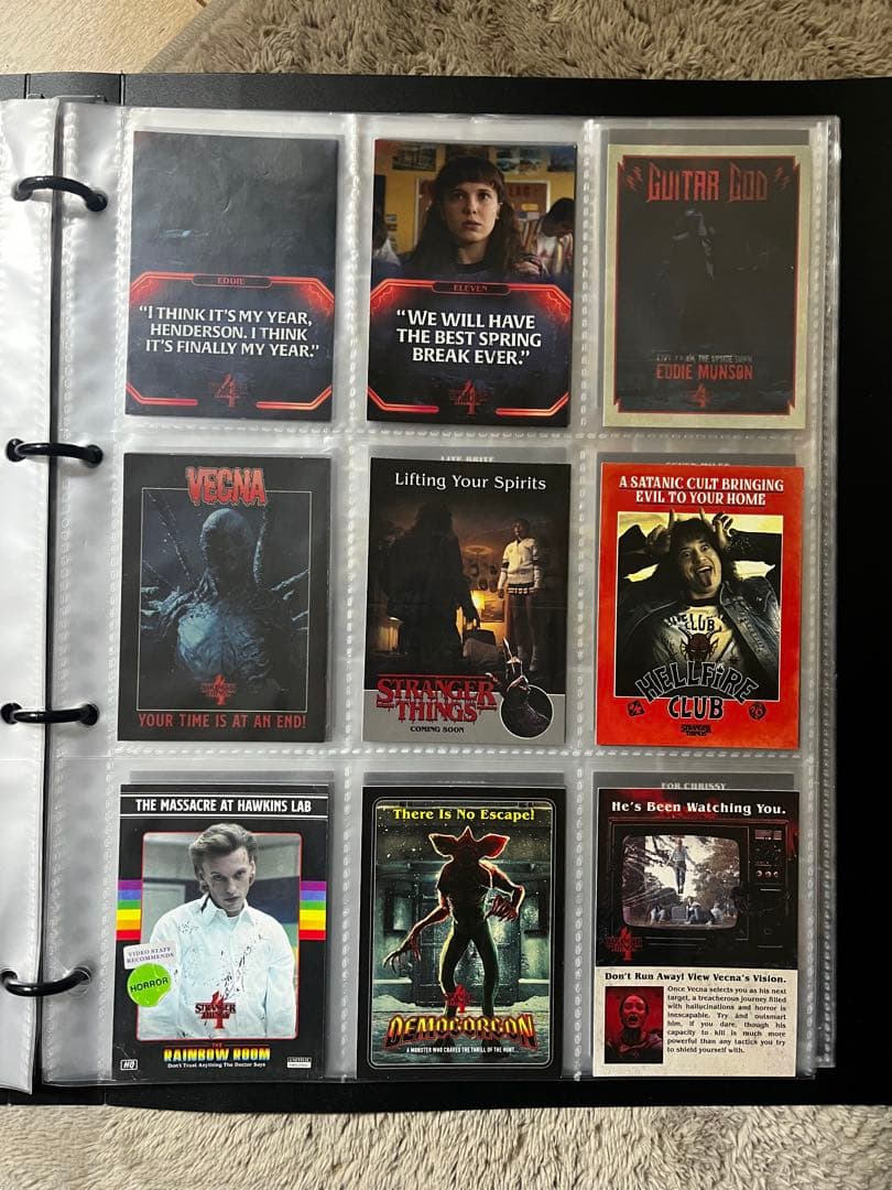 ストレンジャー・シングス トレーディングカードセット