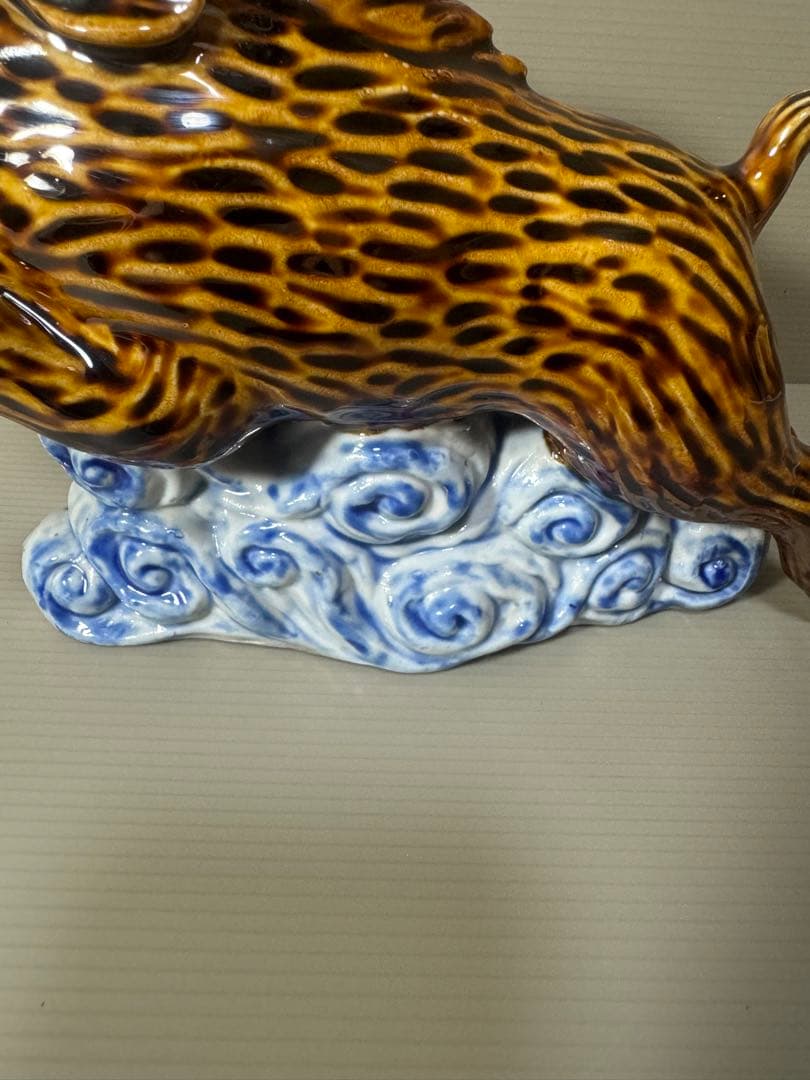 2089 九谷焼 イノシシ 置物