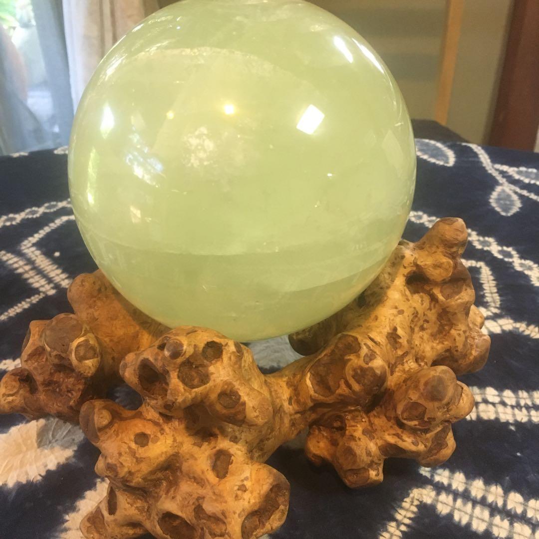 方解石　カルサイト　丸玉　3.8kg