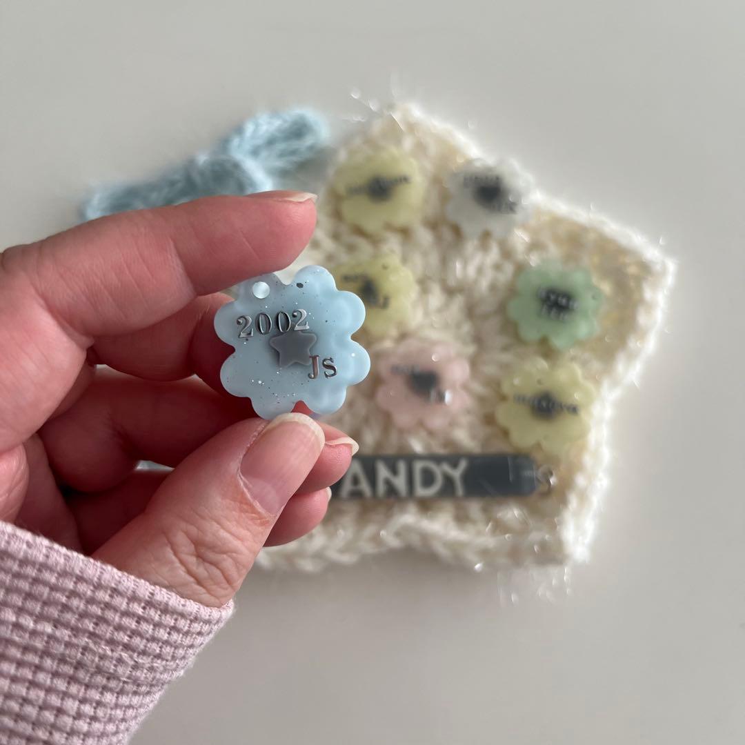 ハンドメイド　レジン　キーホルダー　名前入れ　nct dream チソン