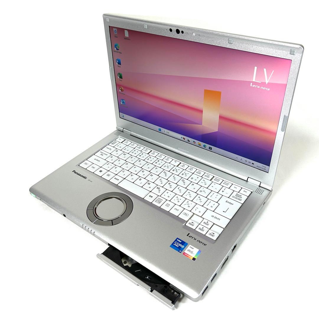 Lets note LV1 i7 512GB 16GB 駆動950時間 DVD