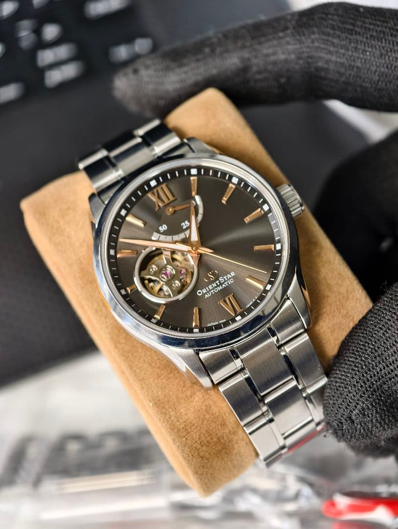 【美品】ORIENT STAR RK-AT0009N セミスケルトン 自動巻き