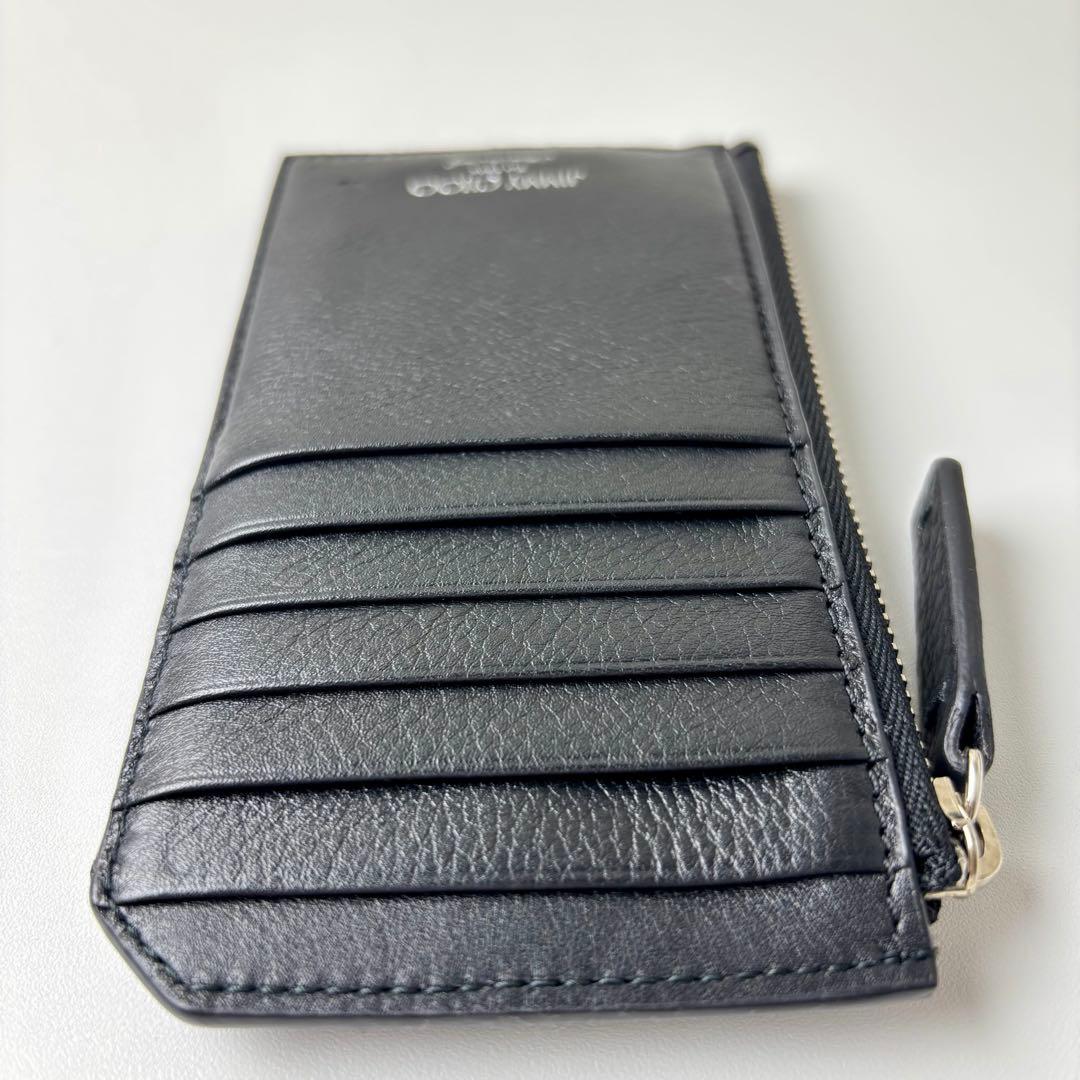 新品 JIMMY CHOO カード ケース  フラグメント ブラック 黒
