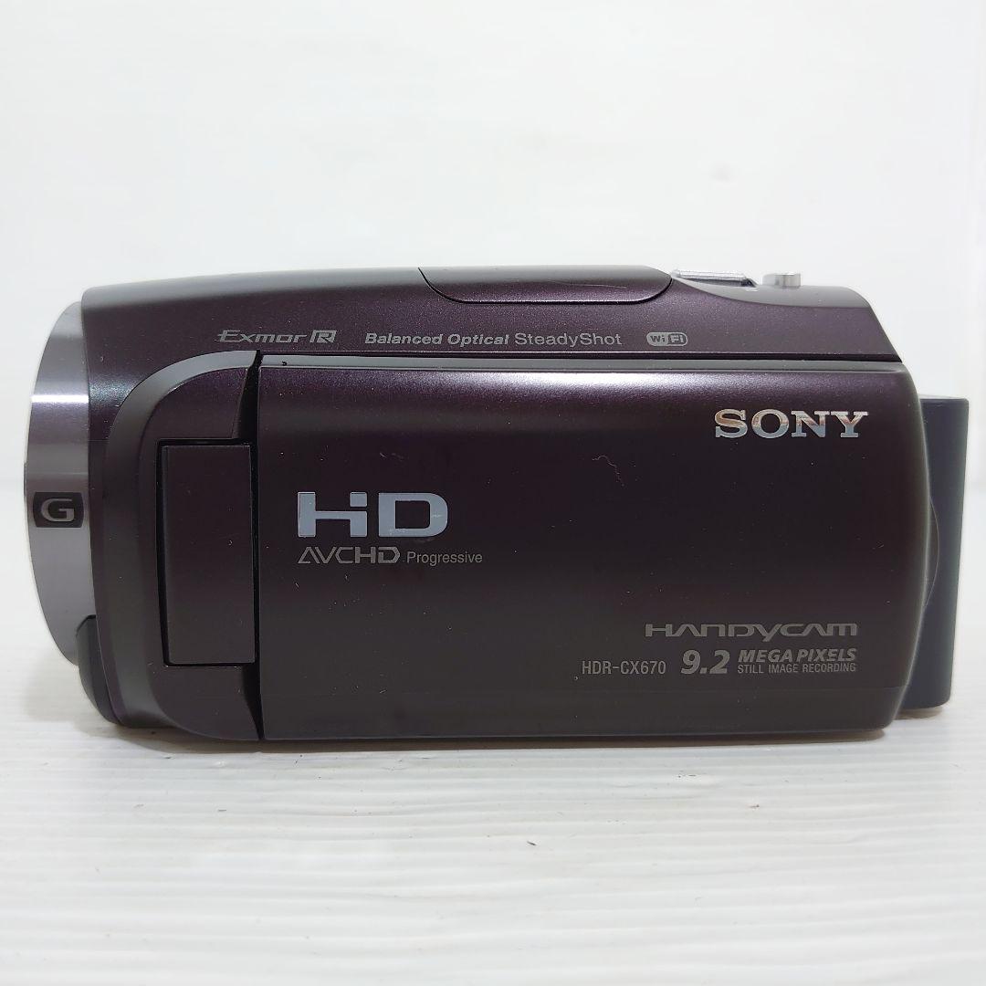 動作ok　SONY　Handycam HDR-cx670 15年