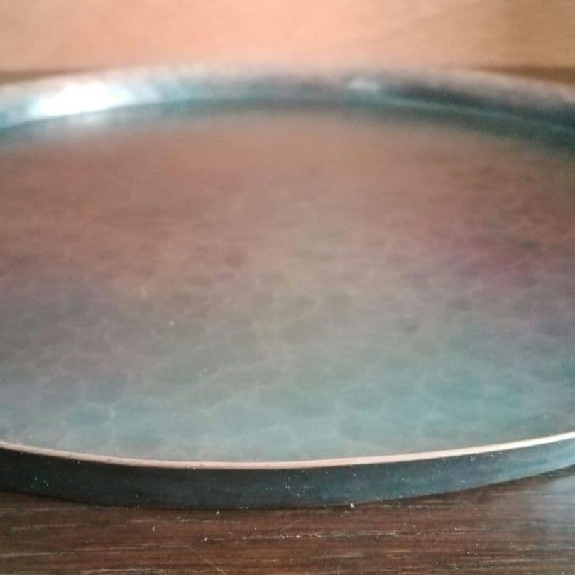 玉川堂　鎚起銅器　お盆　トレー　和骨董　アンティーク