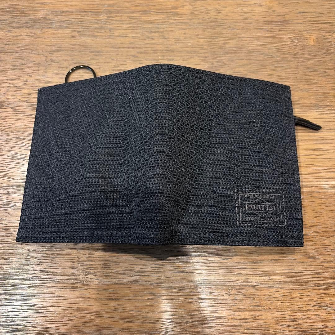 PORTER 二つ折り財布 ブラック CORDURA