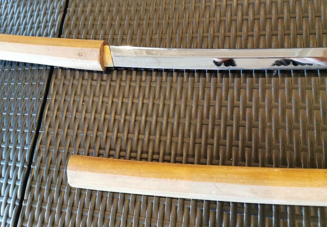 希少品 レア 模造刀 白鞘 大刀 模擬刀 日本刀 全長約103cm 居合練習