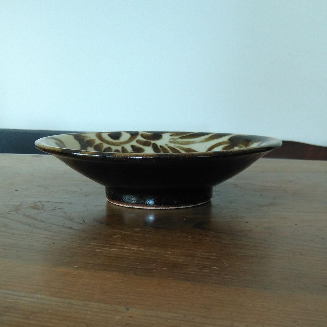 トップ やちむん 宮城正享 菅原謙 北窯 7寸皿 大皿 民藝 イッチン