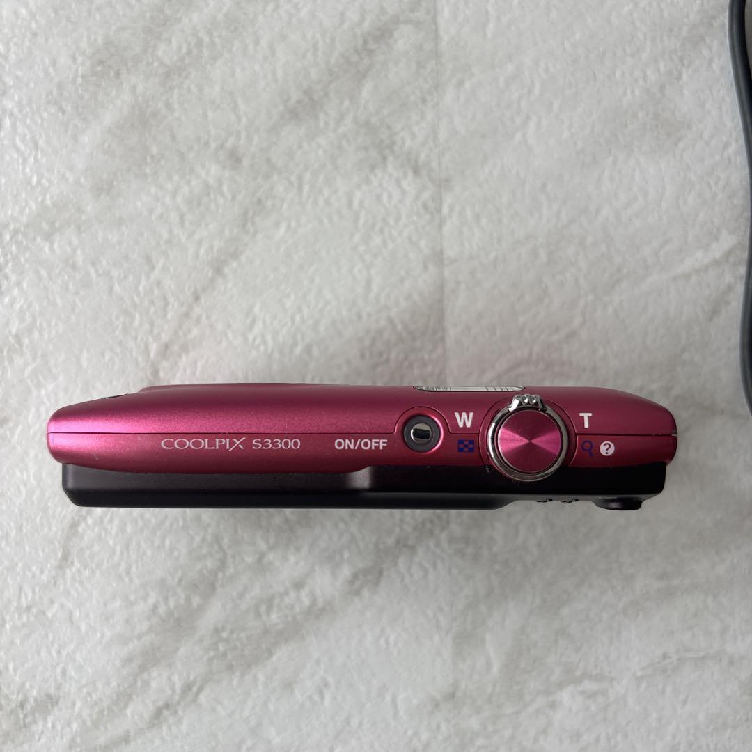 ニコン NIKON COOLPIX S3300 ストロベリーピンク動作確認済