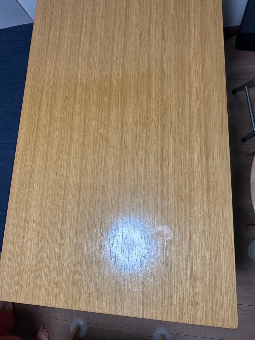 引取限定【無印良品】 リビングでもダイニングでもつかえるテーブル2 チェアセット