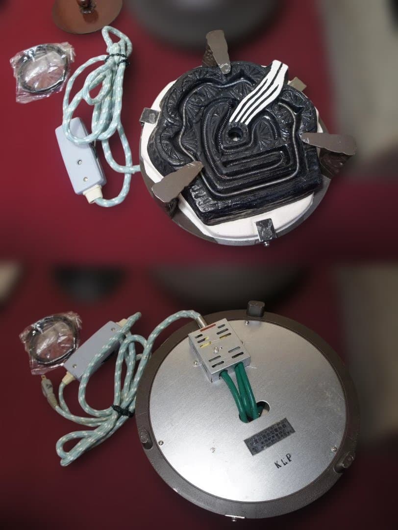 ☆焼杉置炉 在銘 筋釜 釜鐶 置炉用600w炭型電熱器 送料込み - メルカリ