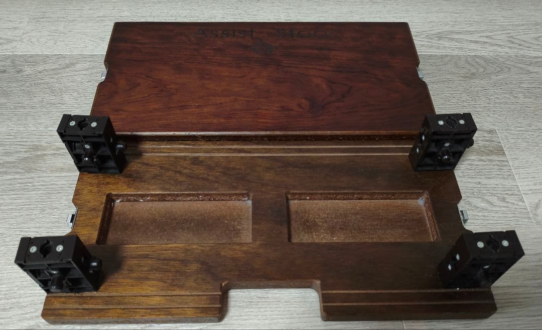 吉澤ピアノ/アシストスツール＆アシストペダル【破損部有】