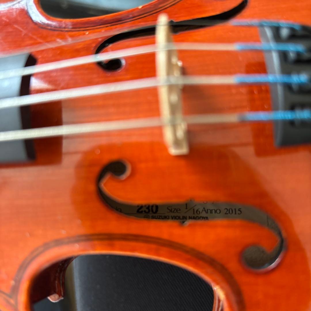 分数バイオリン　1/16 Suzuki No.230 Anno 2015