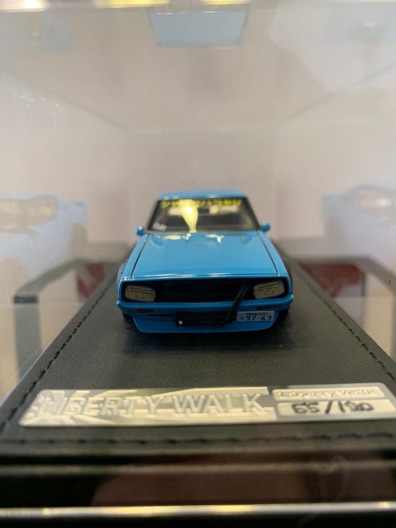 イグニッションモデル　1/43 限定 LB-WORKS ケンメリ ブルー