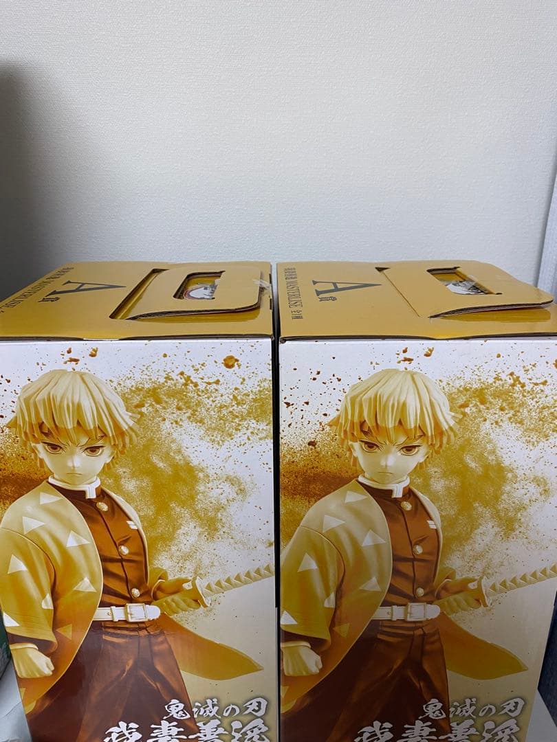 [未開封] 鬼滅の刃 一番くじ A賞 竈門炭治郎 我妻善逸 セット ➕ おまけ