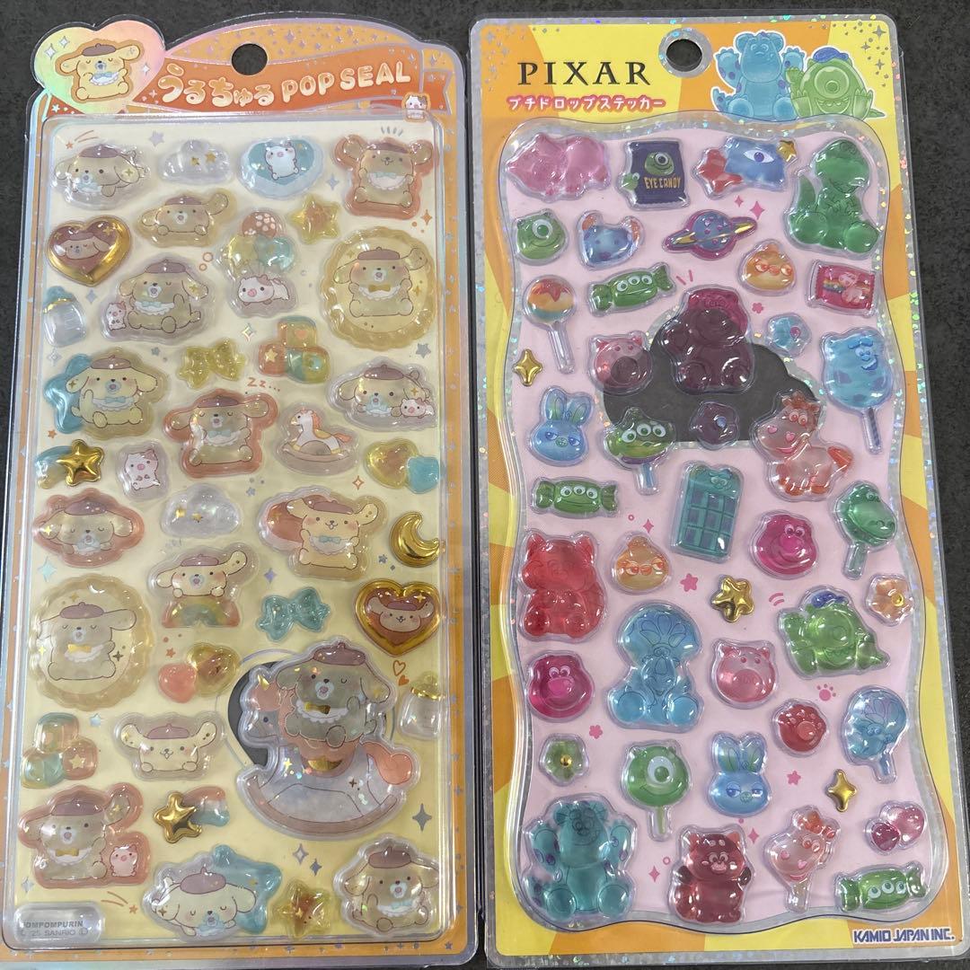 正規品　ボンボンドロップシール　うるちゅる　11点セット　サンリオ　ディズニー