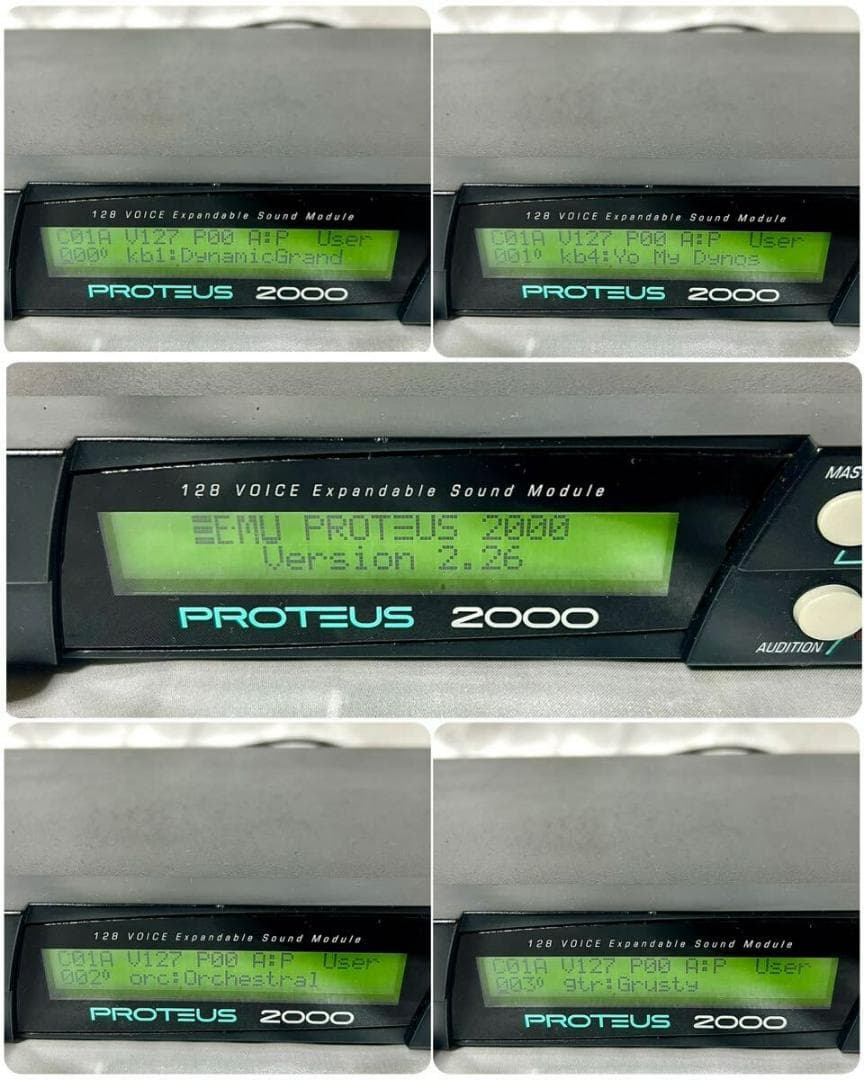 E-MU PROTEUS 2000 Ver 2.26 英文マニュアル付属