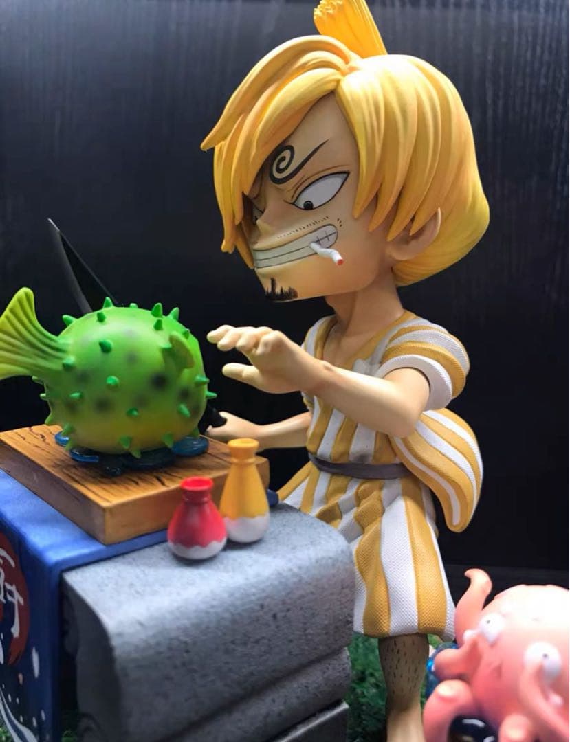 ONE PIECE サンジ ガレージキット ガレキ スタチュー①⑨