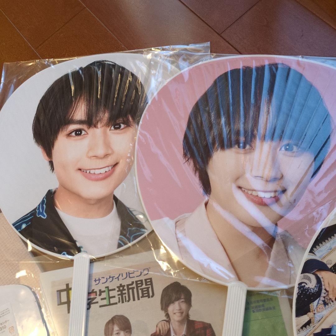 なにわ男子 グッズまとめ売り①②③美品、未開封多数あり！匿名配送