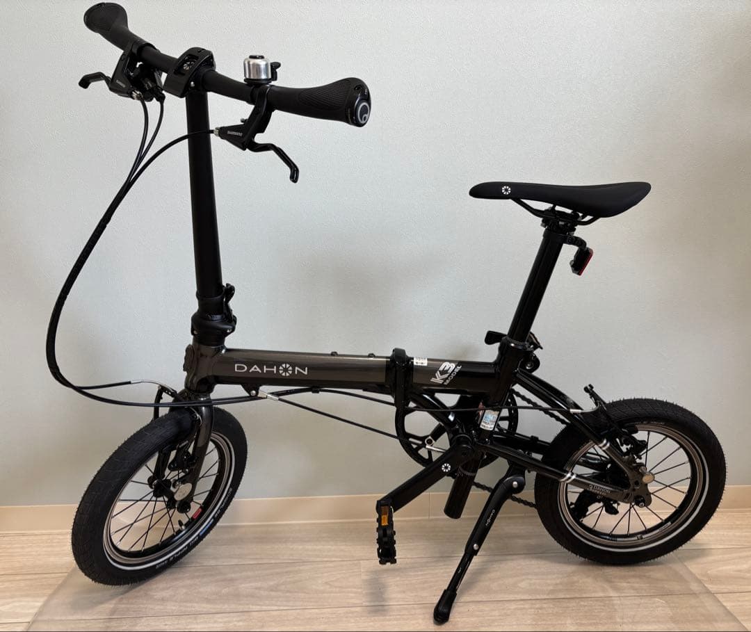 【カスタム有】DAHON K3 ガンメタリック 走行少なめ 室内保管