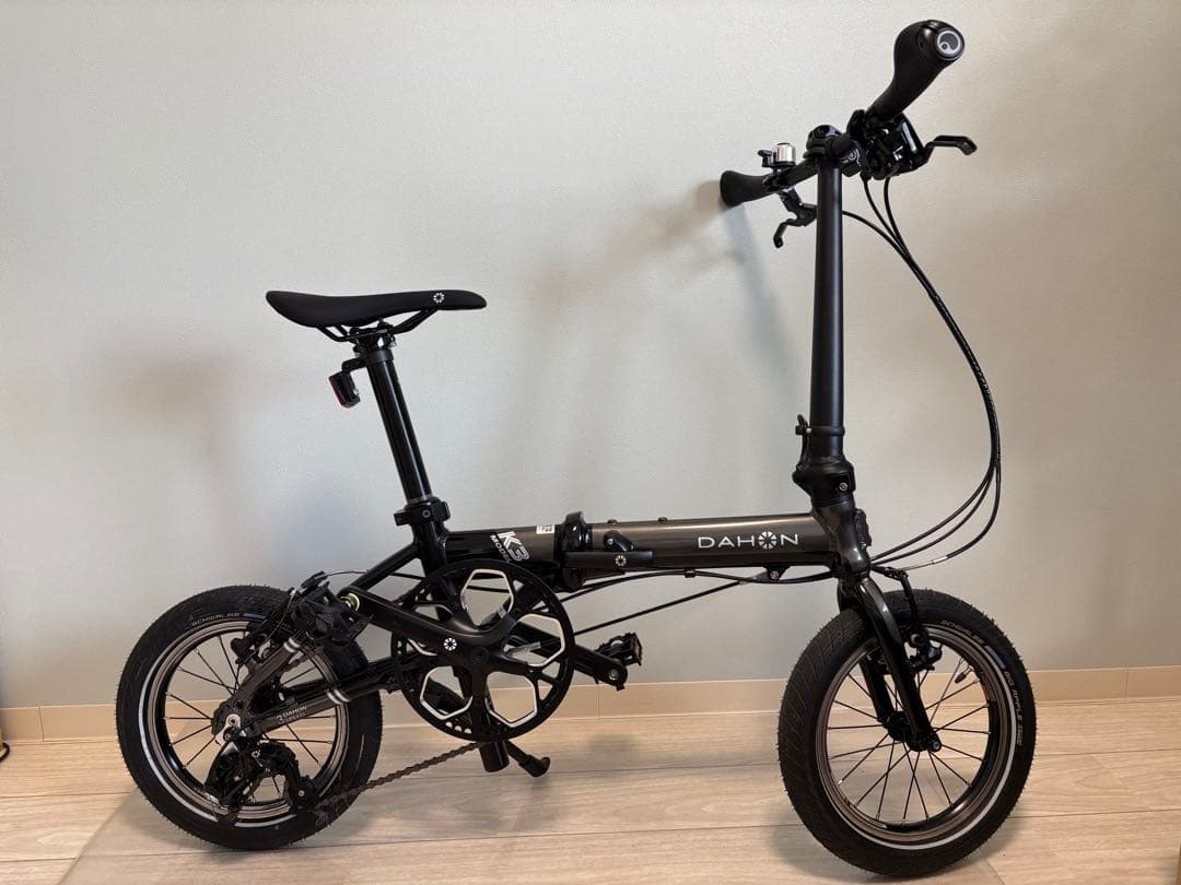 【カスタム有】DAHON K3 ガンメタリック 走行少なめ 室内保管
