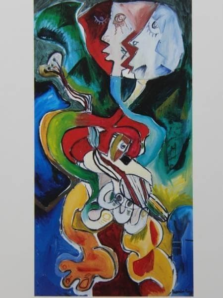 Alexandra Nechita、Moody Guitarist、希少画集画