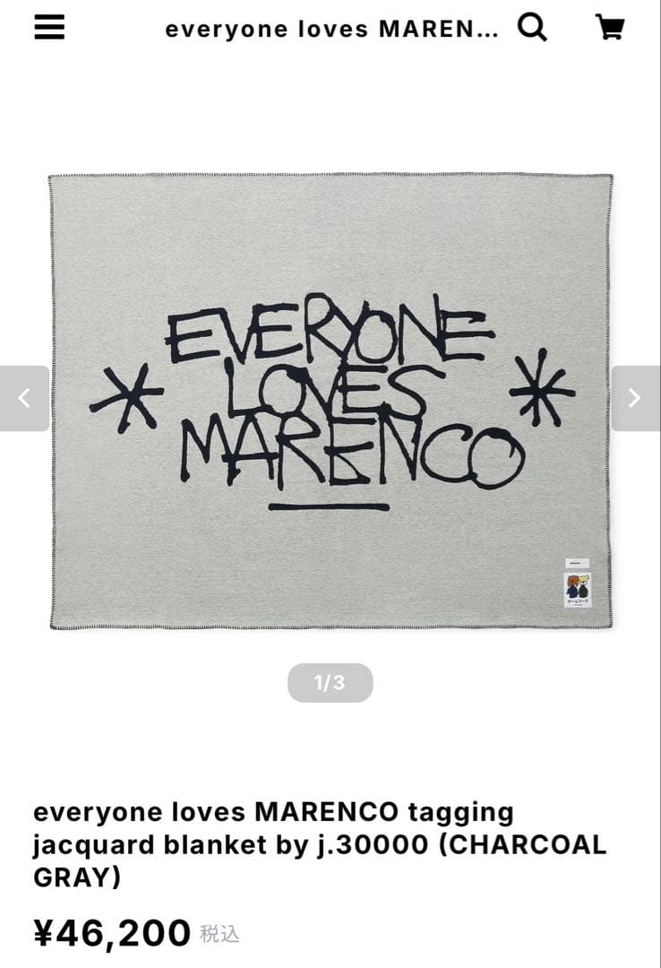 everyone MARENCO ブランケット スタイリスト私物 ennoy