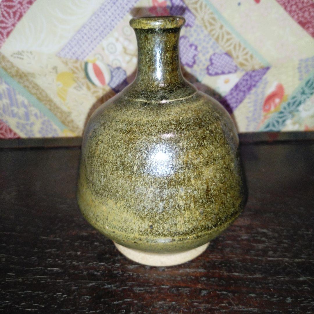 NO407 堤焼き　徳利　壺　時代物