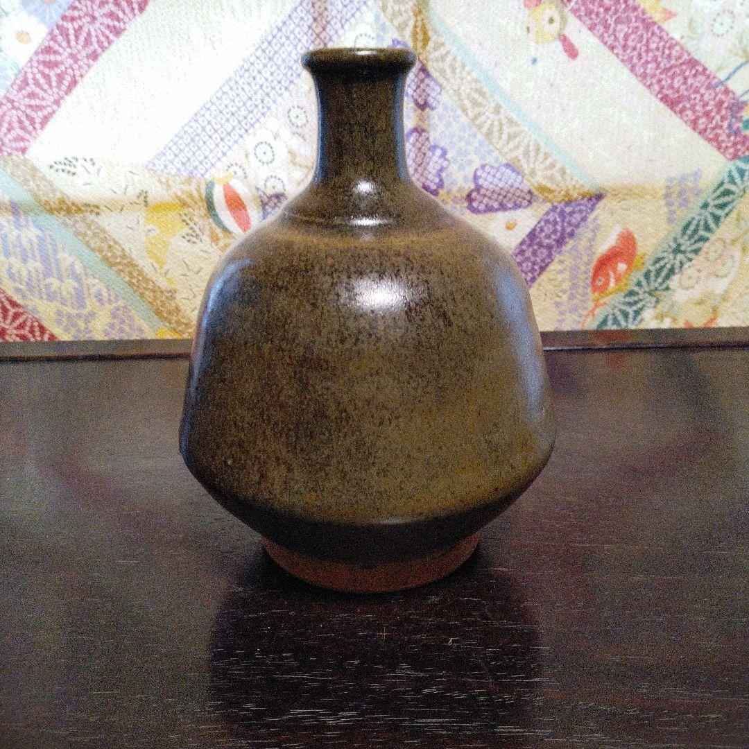 NO407 堤焼き　徳利　壺　時代物