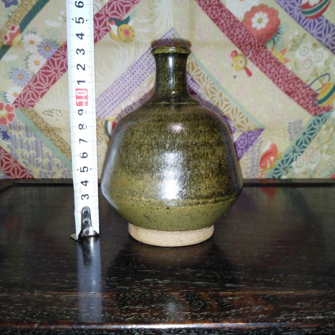 NO407 堤焼き　徳利　壺　時代物