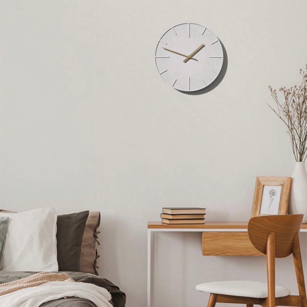 &classy ウォールクロック　掛け時計　ベトン　シンプルライン