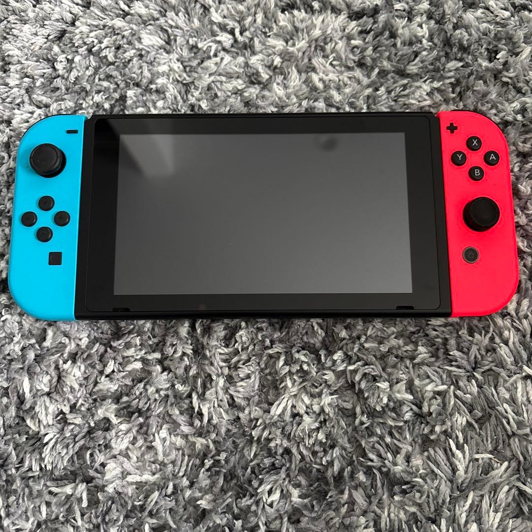 P*u様 Nintendo Switch 本体 青/赤 セット