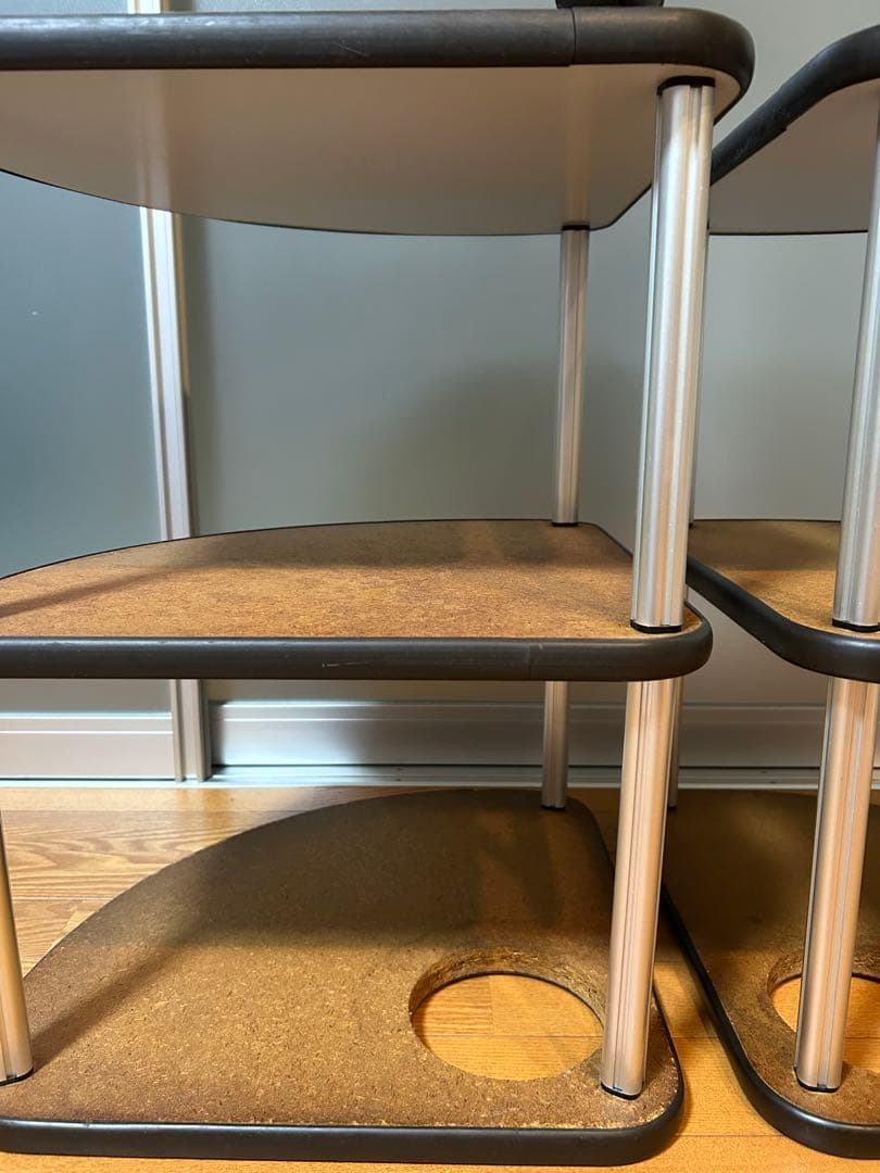 麻雀　麻雀卓用　サイドテーブル　灰皿付き　2点セット②