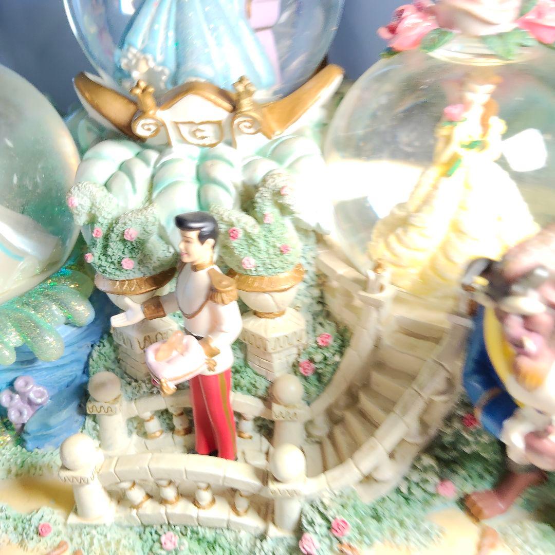 レア希少ディズニープリンセス スノードーム スノーグローブ オルゴール