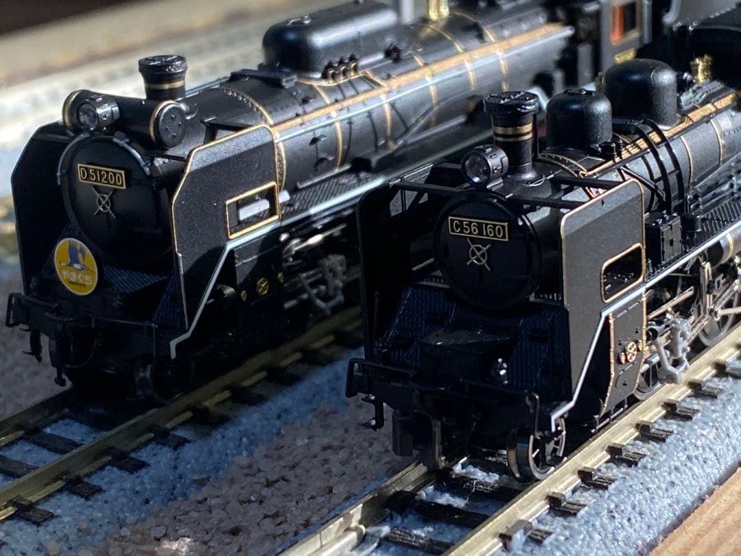 kato Nゲージ D51 200 C56 160 35系SLやまぐち号　セット
