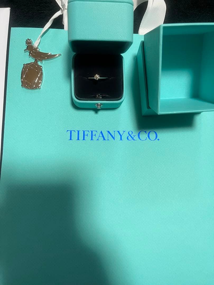 TIFFANY & CO. プラチナソリティアリング
