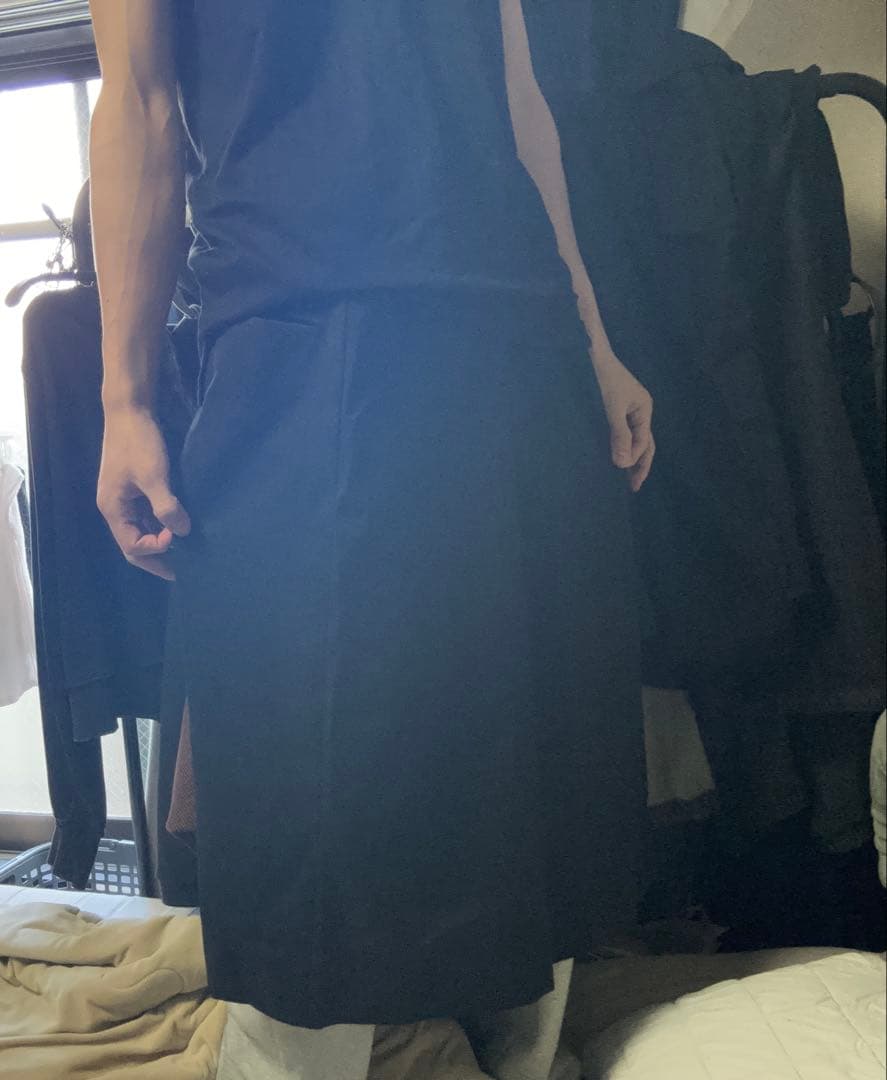 スカート ANREALAGE WRAP POLYESTER MILITARY SKIRT